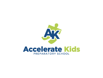 Accelerate Kids Preparatory School logo design by WRDY