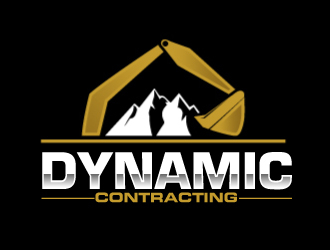 Dynamic Contracting logo design by ElonStark