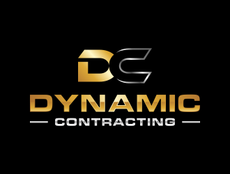 Dynamic Contracting logo design by funsdesigns