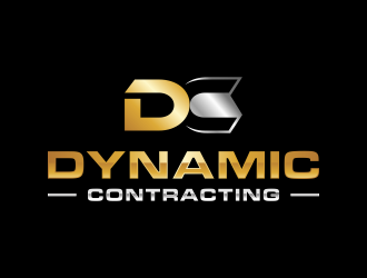 Dynamic Contracting logo design by funsdesigns