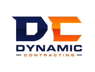 Dynamic Contracting logo design by SOLARFLARE