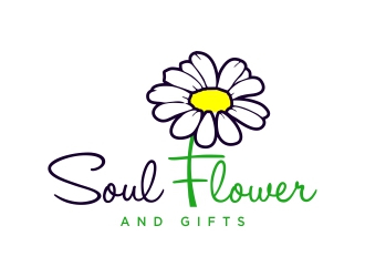 Soul Flowers and Gifts  logo design by dibyo