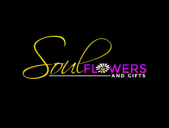 Soul Flowers and Gifts  logo design by Benok