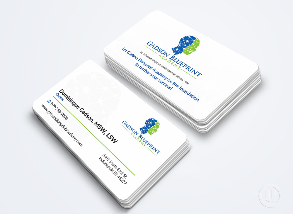 Gadson Blueprint Academy LLC. logo design by Ulid