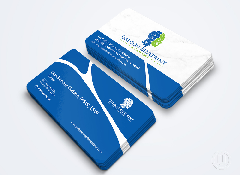 Gadson Blueprint Academy LLC. logo design by Ulid