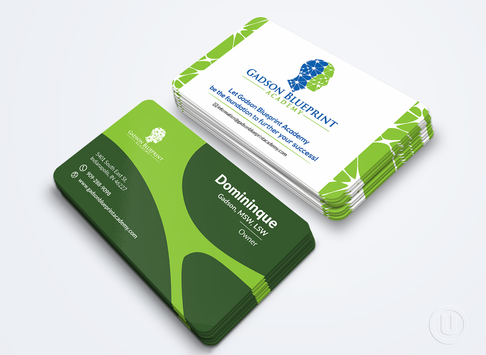 Gadson Blueprint Academy LLC. logo design by Ulid