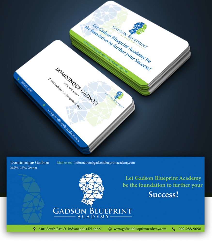Gadson Blueprint Academy LLC. logo design by ansh