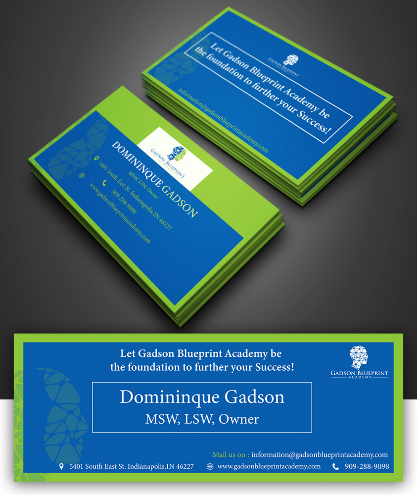 Gadson Blueprint Academy LLC. logo design by ansh