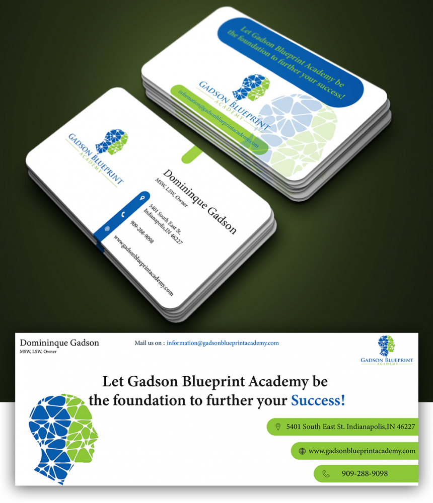 Gadson Blueprint Academy LLC. logo design by ansh