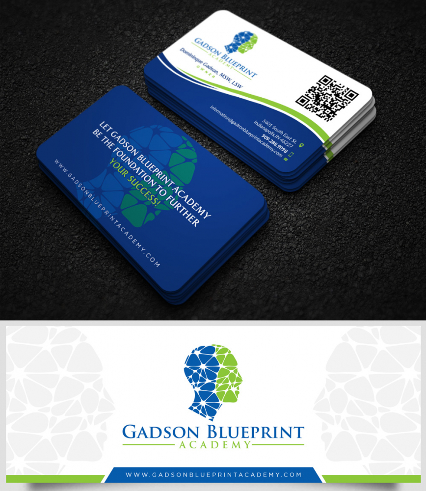 Gadson Blueprint Academy LLC. logo design by Realistis