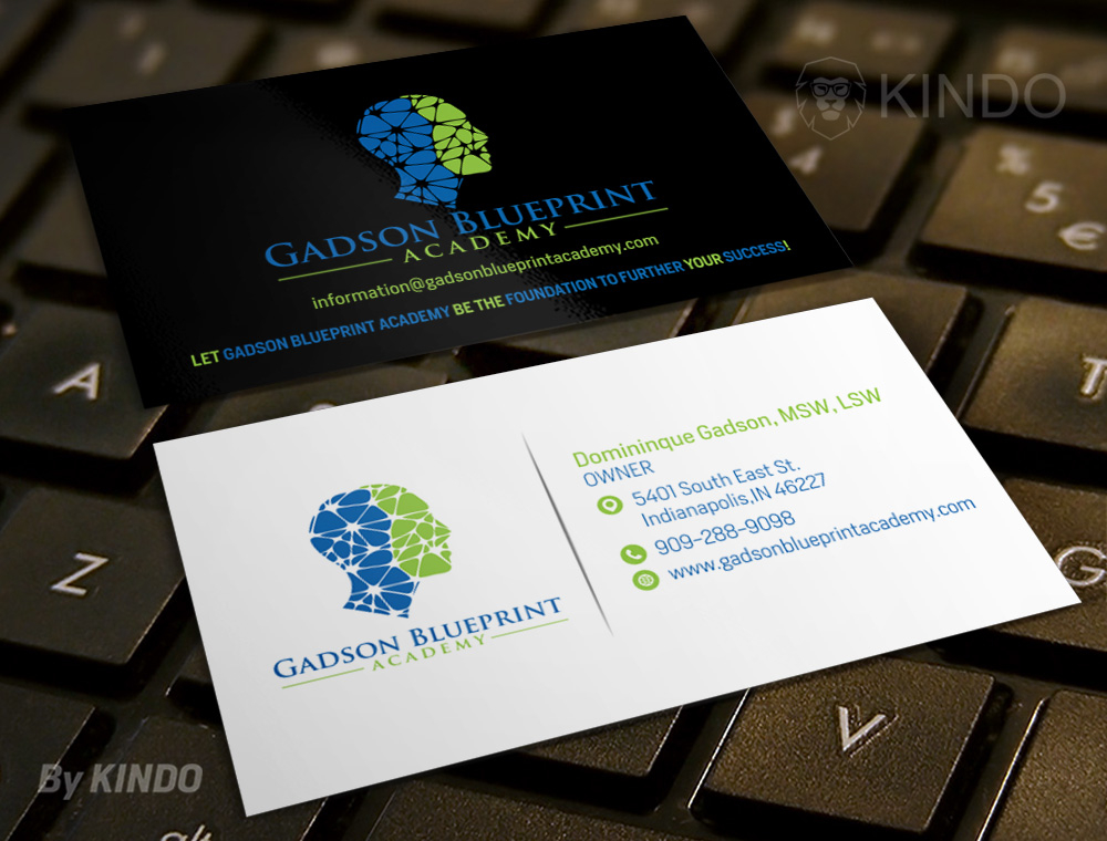 Gadson Blueprint Academy LLC. logo design by Kindo