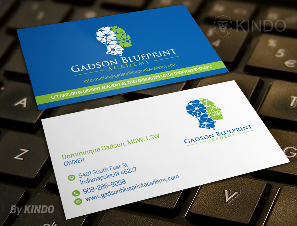 Gadson Blueprint Academy LLC. logo design by Kindo