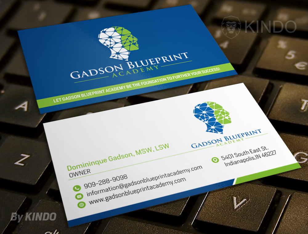 Gadson Blueprint Academy LLC. logo design by Kindo