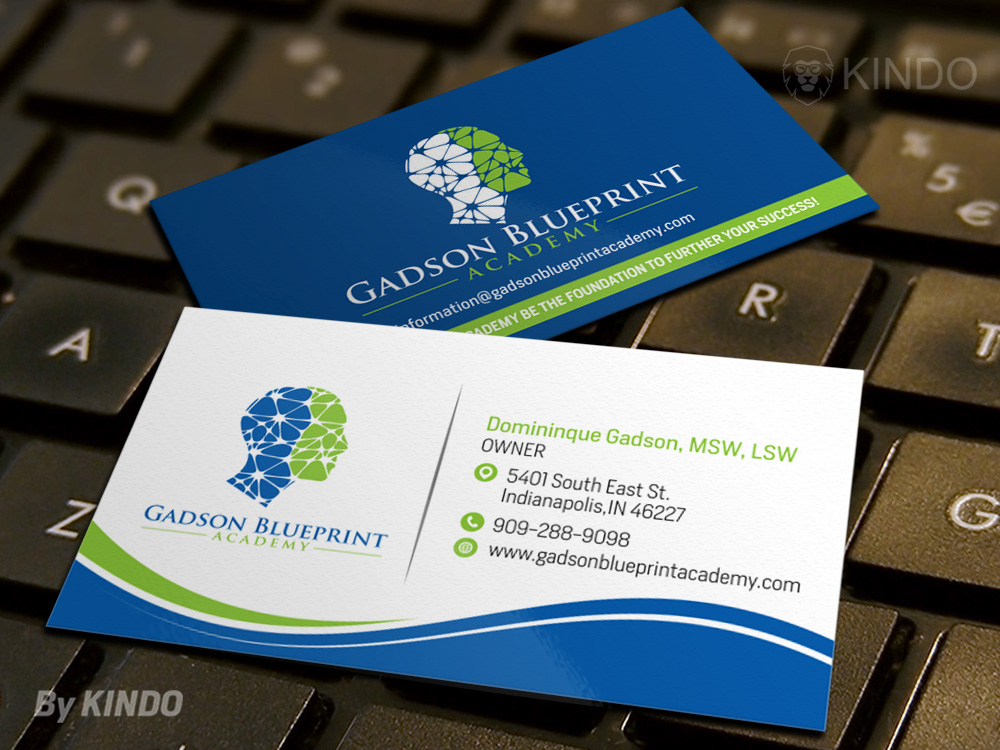 Gadson Blueprint Academy LLC. logo design by Kindo