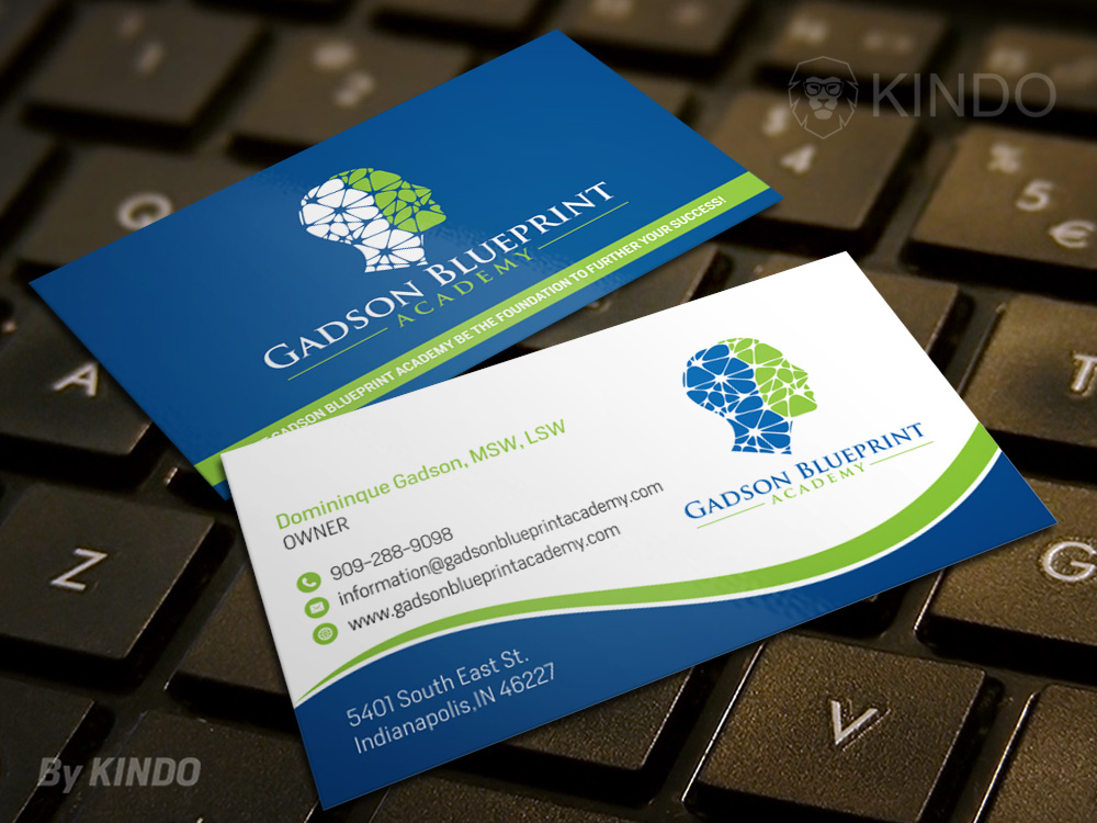 Gadson Blueprint Academy LLC. logo design by Kindo