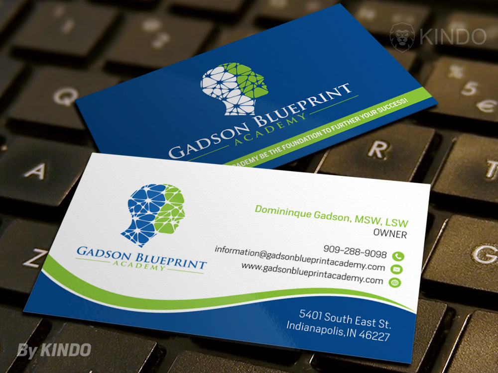 Gadson Blueprint Academy LLC. logo design by Kindo