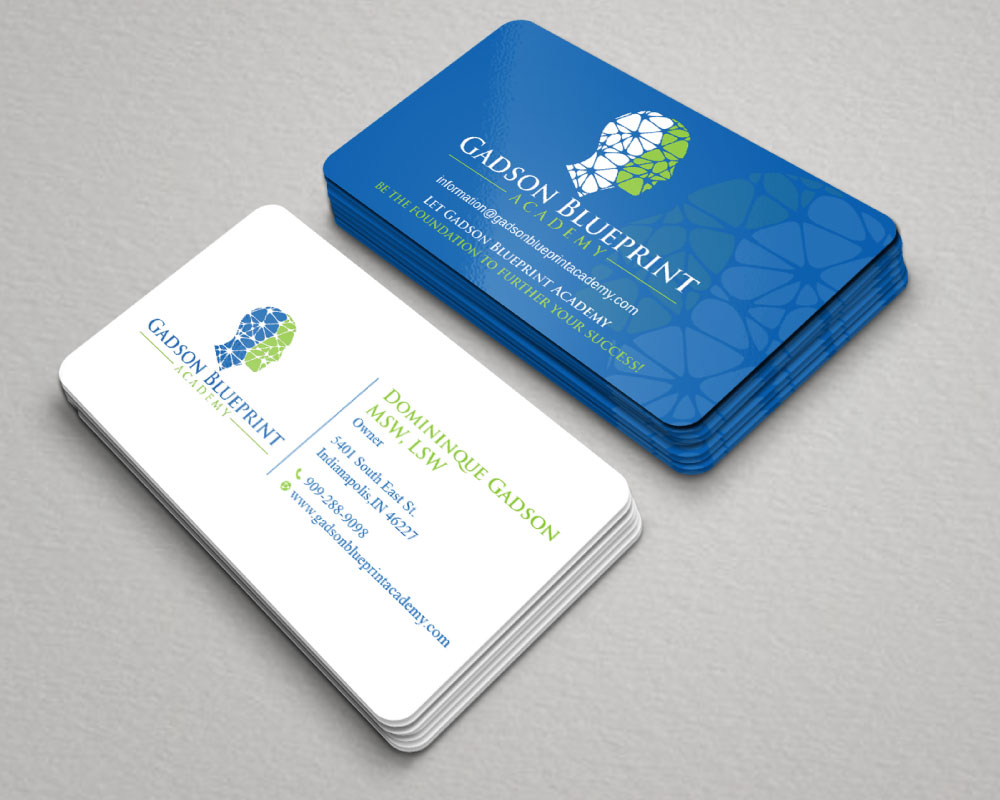 Gadson Blueprint Academy LLC. logo design by Boomstudioz