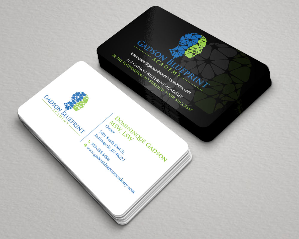 Gadson Blueprint Academy LLC. logo design by Boomstudioz