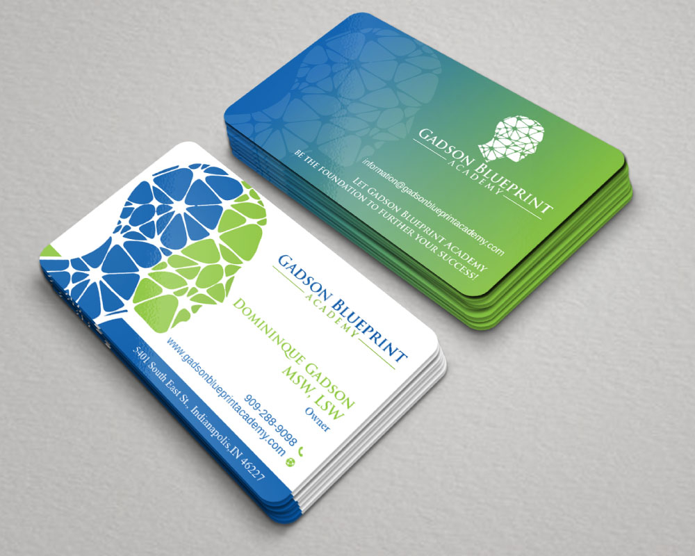 Gadson Blueprint Academy LLC. logo design by Boomstudioz