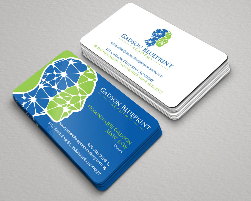 Gadson Blueprint Academy LLC. logo design by Boomstudioz
