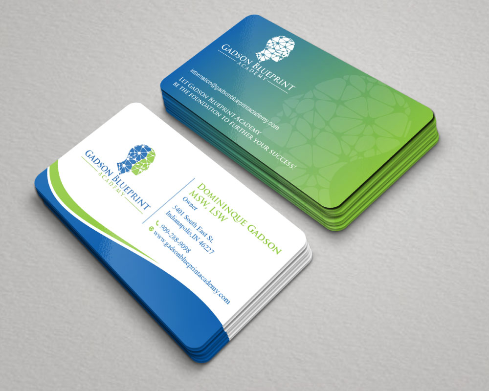 Gadson Blueprint Academy LLC. logo design by Boomstudioz