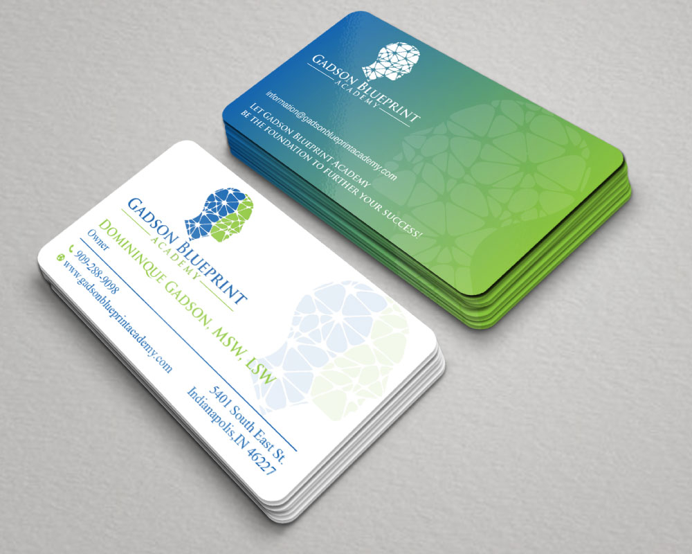 Gadson Blueprint Academy LLC. logo design by Boomstudioz