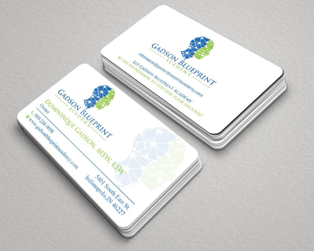 Gadson Blueprint Academy LLC. logo design by Boomstudioz