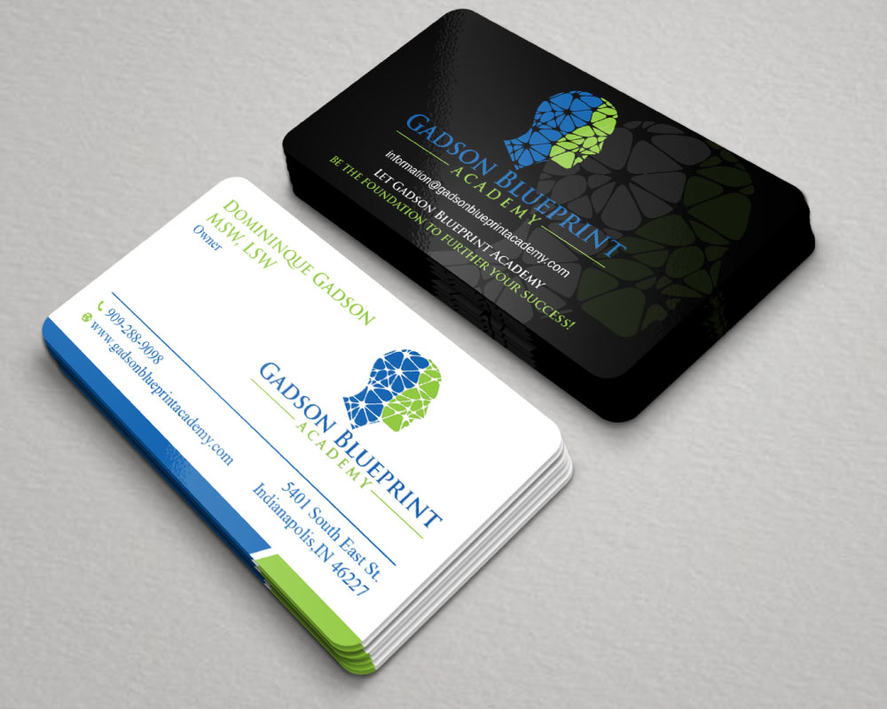 Gadson Blueprint Academy LLC. logo design by Boomstudioz