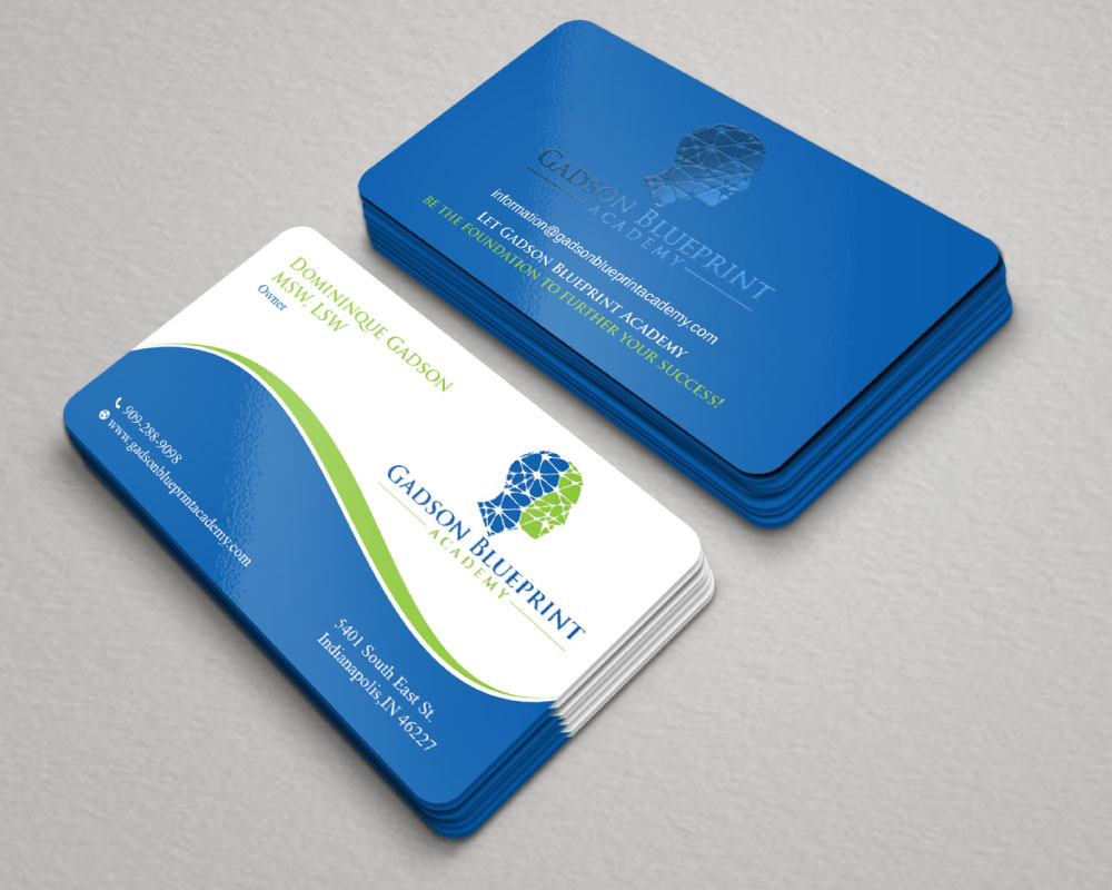 Gadson Blueprint Academy LLC. logo design by Boomstudioz