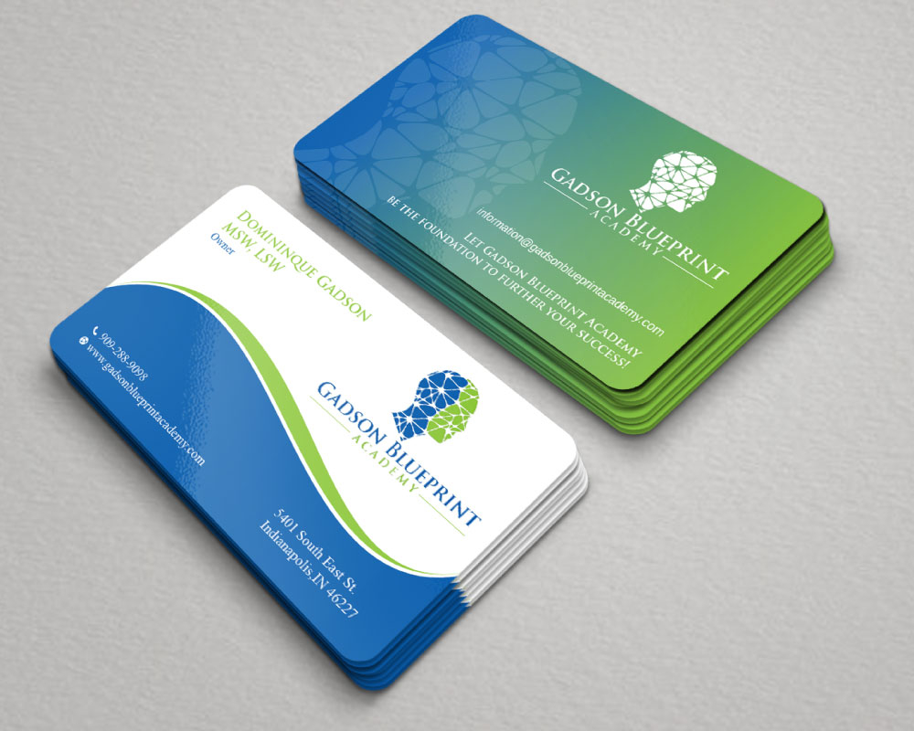 Gadson Blueprint Academy LLC. logo design by Boomstudioz