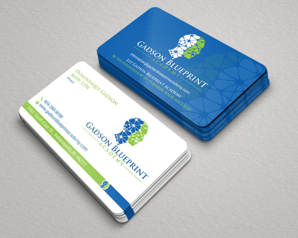 Gadson Blueprint Academy LLC. logo design by Boomstudioz
