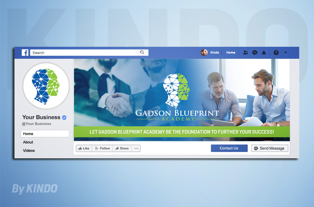 Gadson Blueprint Academy LLC. logo design by Kindo