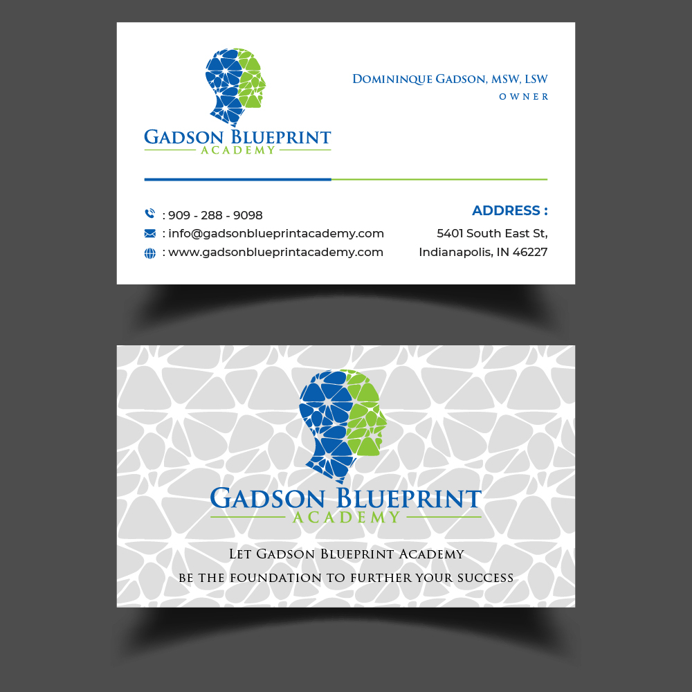 Gadson Blueprint Academy LLC. logo design by GRB Studio