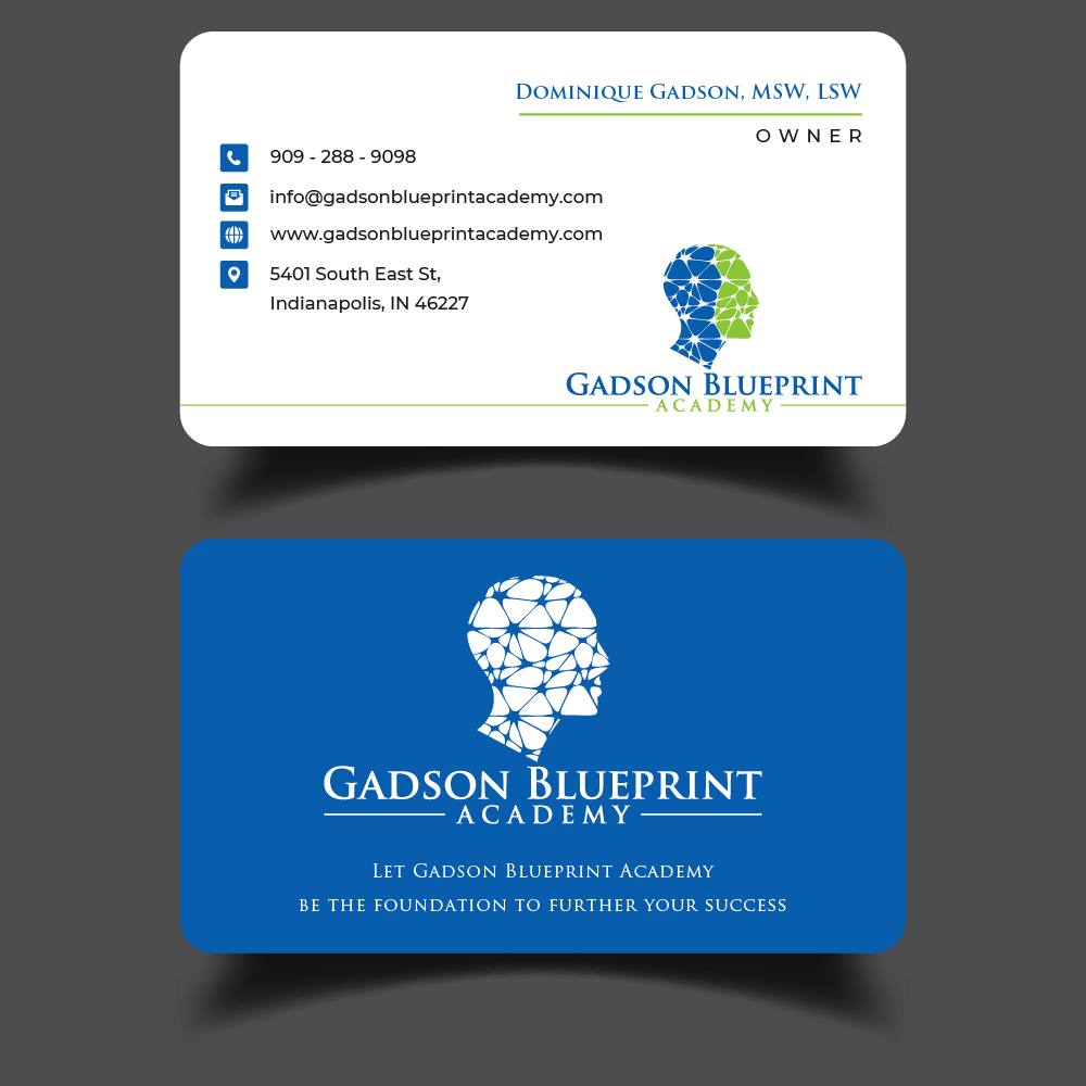 Gadson Blueprint Academy LLC. logo design by GRB Studio