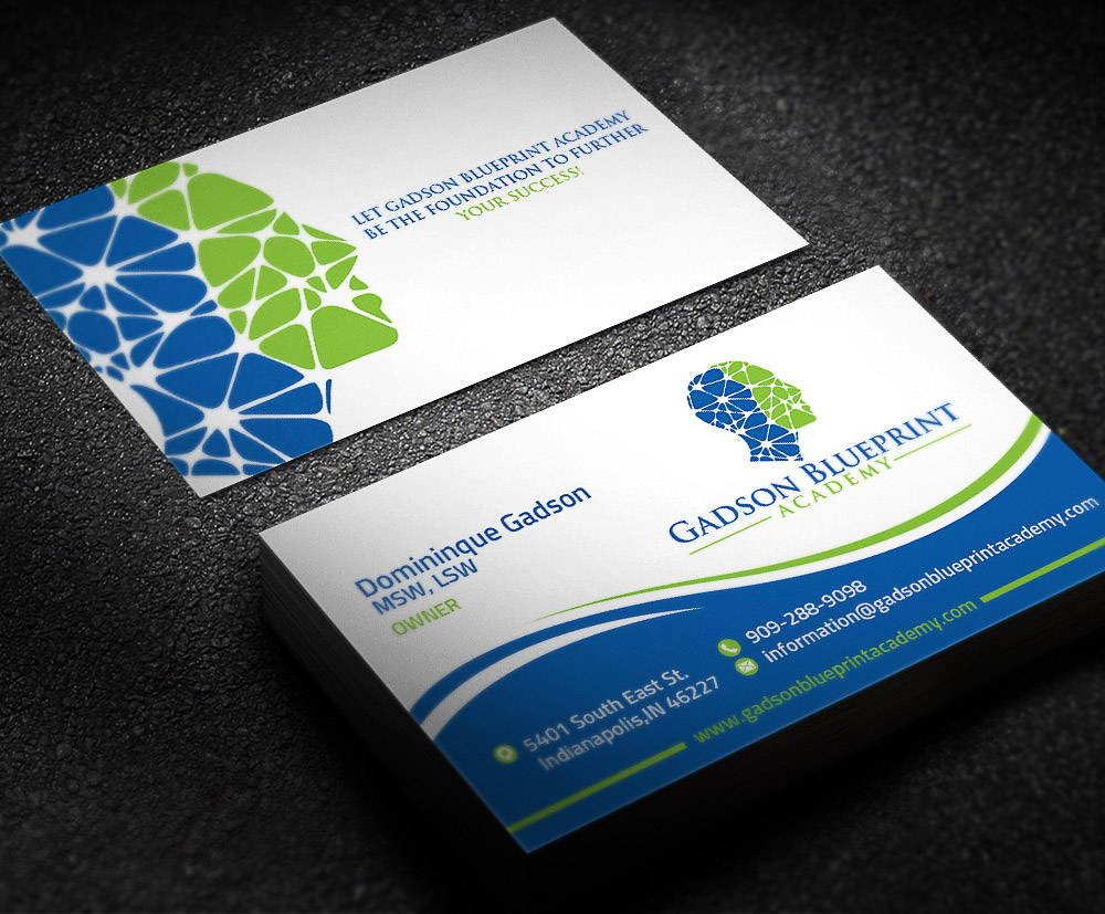 Gadson Blueprint Academy LLC. logo design by scriotx