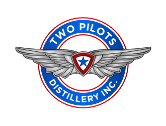 Two Pilots Distillery Inc.  logo design by Gravity