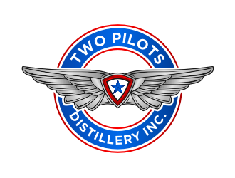 Two Pilots Distillery Inc.  logo design by Gravity