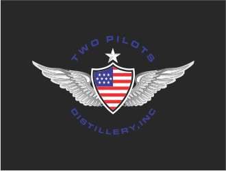Two Pilots Distillery Inc.  logo design by Shina