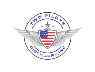 Two Pilots Distillery Inc.  logo design by Shina