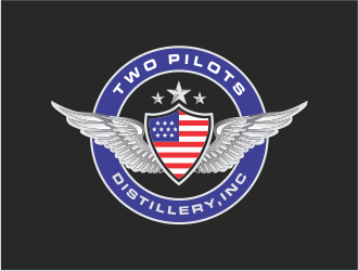 Two Pilots Distillery Inc.  logo design by Shina
