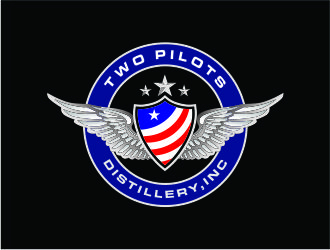 Two Pilots Distillery Inc.  logo design by Shina