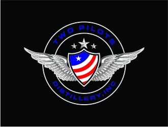 Two Pilots Distillery Inc.  logo design by Shina