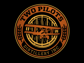 Two Pilots Distillery Inc.  logo design by jaize