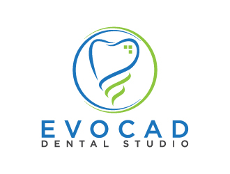 EVOCAD DENTAL STUDIO logo design by desynergy