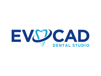 EVOCAD DENTAL STUDIO logo design by excelentlogo