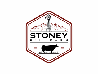 Stoney Hill Farm logo design by EkoBooM
