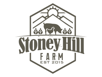 Stoney Hill Farm logo design by M J