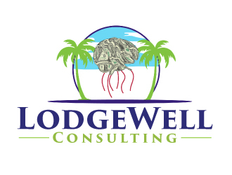 LodgeWell Consulting logo design by ElonStark