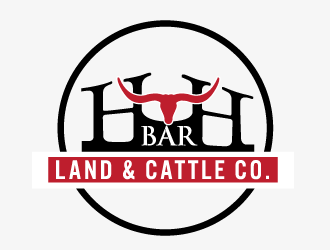 HbarH   Land and Cattle Co. logo design by bluespix