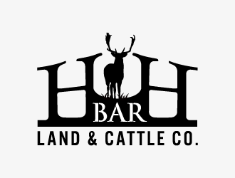 HbarH   Land and Cattle Co. logo design by bluespix